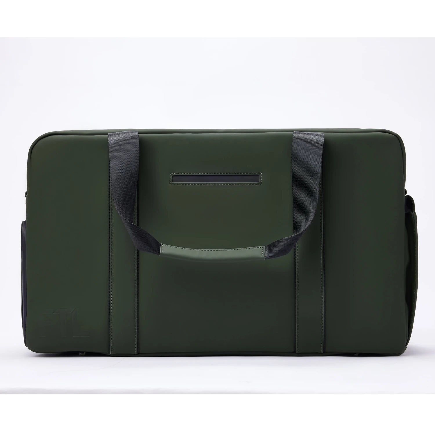 Duffle gym bag for men in forest green with black straps, offering a minimalist and durable design for daily use.

Abbot Green,Kenmare Black,Essex Blue, Stone Grey