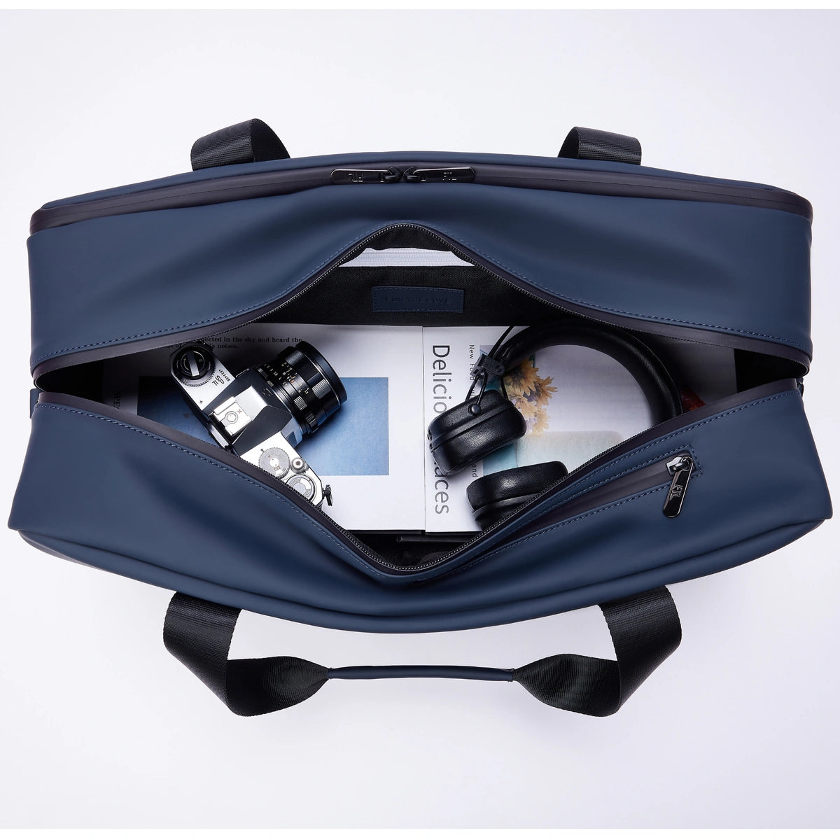 The best gym duffle bags for men with spacious interior storing camera, magazines, and headphones, perfect for creatives on the go.

Abbot Green,Kenmare Black,Essex Blue, Stone Grey