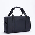 FTL Lite black duffel bag with carry handles and side pocket for gym and work.