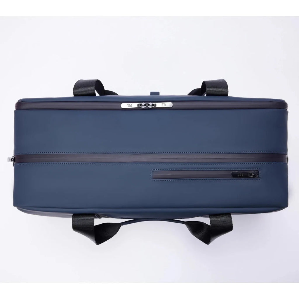 Gym duffel bag for men in navy with top zippers, black handles, and sleek profile for travel or workout essentials.

Abbot Green,Kenmare Black,Essex Blue, Stone Grey